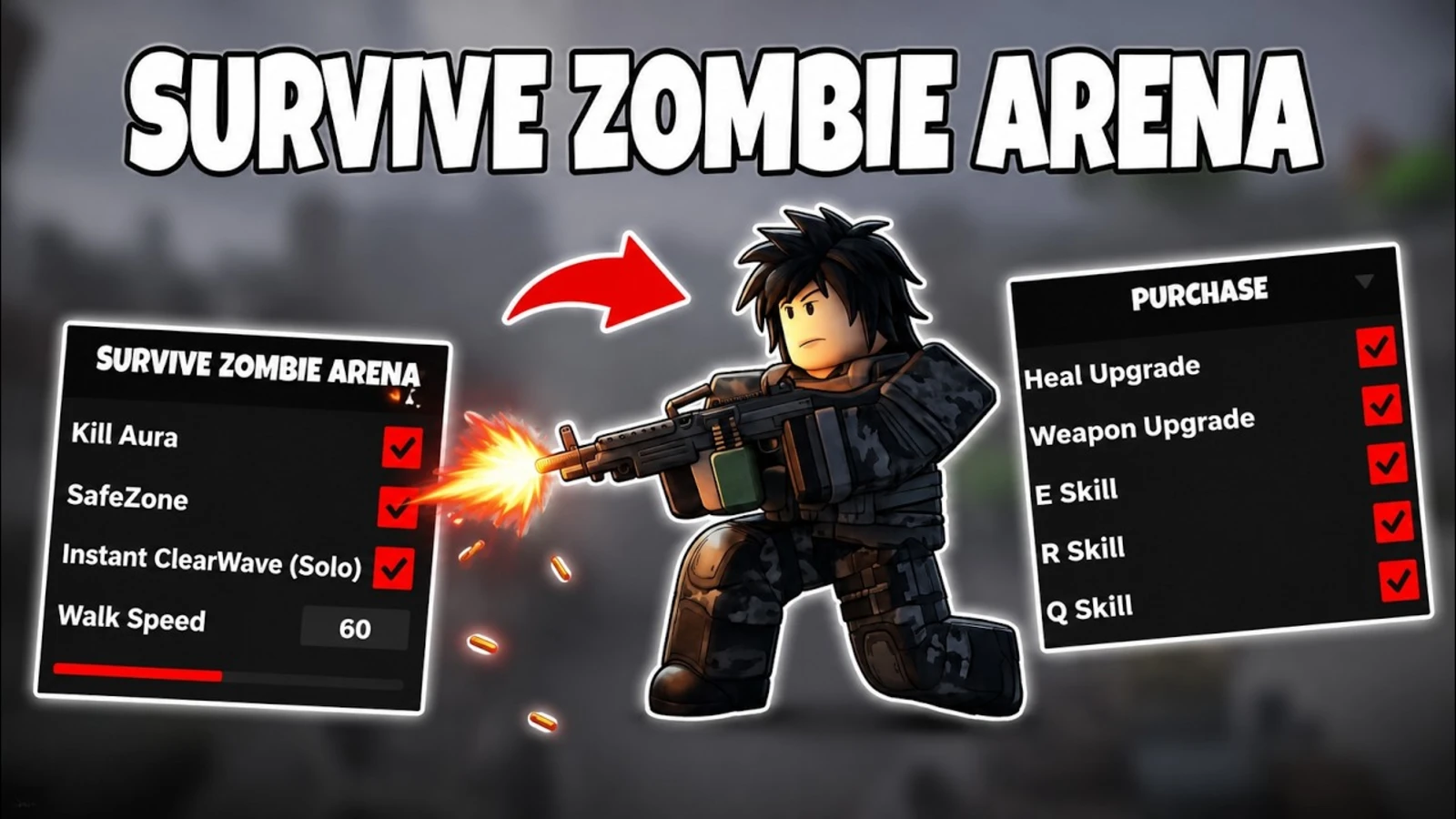 Скрипт для Survive Zombie Arena